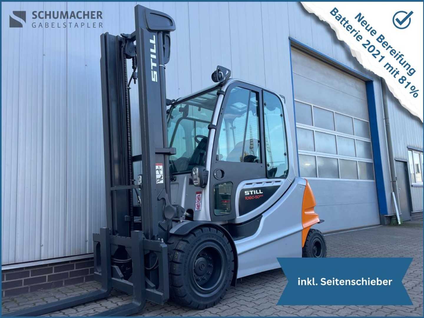 Wózki widłowe używane STILL RX60-50/600 | Batterie 81% ELEKTRO VIERRADFRONTSTAPLER (13073656)